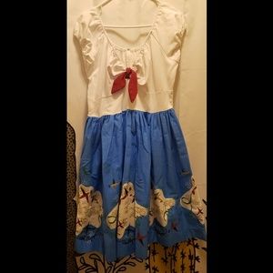 PUG Mary Blair airplane dress